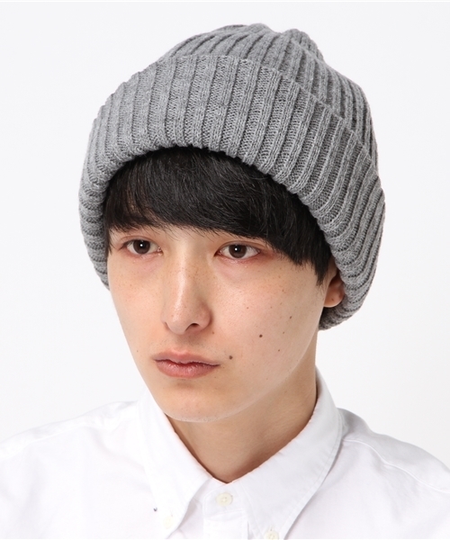 WEGO（ウィゴー）の「WEGO/リブニットキャップ（ニットキャップ/ビーニー・メンズ・ホワイト/ブラウン/ネイビー/杢グレー/ワイン/ブラック・FREE）」の7枚目の写真