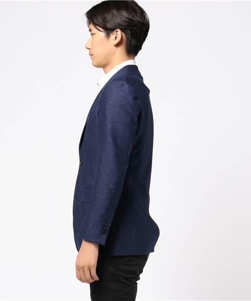 GLOSTER（グロスター）の「DENIM　ジャージジャケット（テーラードジャケット・メンズ・インディゴブルー・46/48/44）」の11枚目の写真