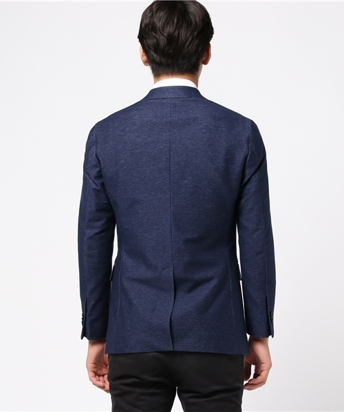 GLOSTER（グロスター）の「DENIM　ジャージジャケット（テーラードジャケット・メンズ・インディゴブルー・46/48/44）」の12枚目の写真