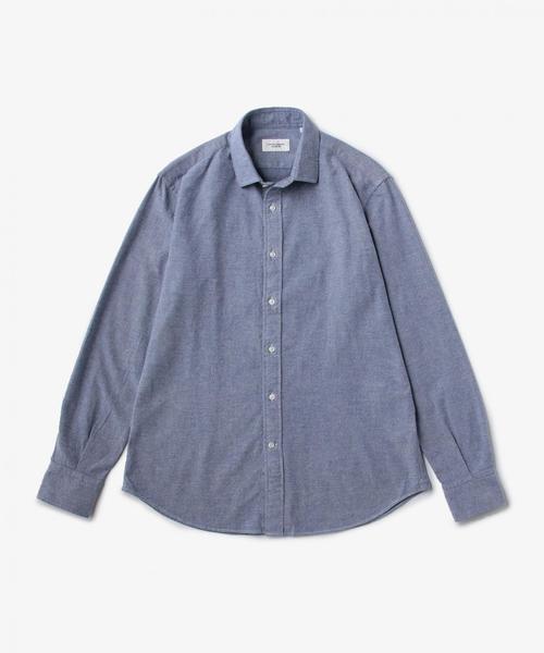 UNITED ARROWS（ユナイテッドアローズ）の「USET フランネル スモール ワイド◆（シャツ/ブラウス・メンズ・ロイヤルブルー/ライトピンク/ダークグレー/ホワイト・X-SMALL/X-LARGE/LARGE/MEDIUM/SMALL/XX-LARGE）」の4枚目の写真
