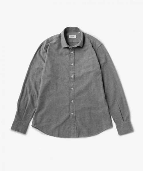 UNITED ARROWS（ユナイテッドアローズ）の「USET フランネル スモール ワイド◆（シャツ/ブラウス・メンズ・ロイヤルブルー/ライトピンク/ダークグレー/ホワイト・X-SMALL/X-LARGE/LARGE/MEDIUM/SMALL/XX-LARGE）」の3枚目の写真