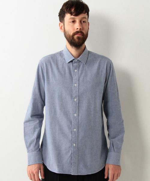 UNITED ARROWS（ユナイテッドアローズ）の「USET フランネル スモール ワイド◆（シャツ/ブラウス・メンズ・ロイヤルブルー/ライトピンク/ダークグレー/ホワイト・X-SMALL/X-LARGE/LARGE/MEDIUM/SMALL/XX-LARGE）」の6枚目の写真