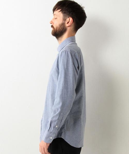 UNITED ARROWS（ユナイテッドアローズ）の「USET フランネル スモール ワイド◆（シャツ/ブラウス・メンズ・ロイヤルブルー/ライトピンク/ダークグレー/ホワイト・X-SMALL/X-LARGE/LARGE/MEDIUM/SMALL/XX-LARGE）」の7枚目の写真