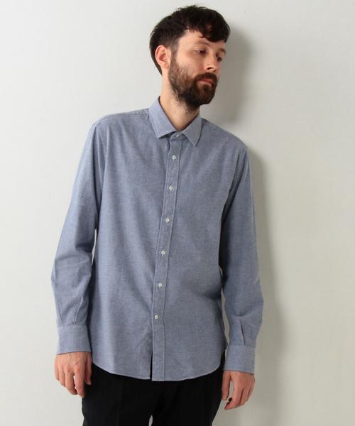 UNITED ARROWS（ユナイテッドアローズ）の「USET フランネル スモール ワイド◆（シャツ/ブラウス・メンズ・ロイヤルブルー/ライトピンク/ダークグレー/ホワイト・X-SMALL/X-LARGE/LARGE/MEDIUM/SMALL/XX-LARGE）」の19枚目の写真