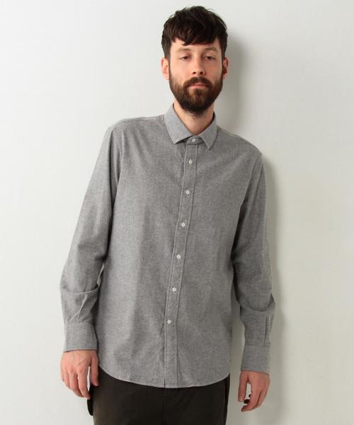 UNITED ARROWS（ユナイテッドアローズ）の「USET フランネル スモール ワイド◆（シャツ/ブラウス・メンズ・ロイヤルブルー/ライトピンク/ダークグレー/ホワイト・X-SMALL/X-LARGE/LARGE/MEDIUM/SMALL/XX-LARGE）」の14枚目の写真