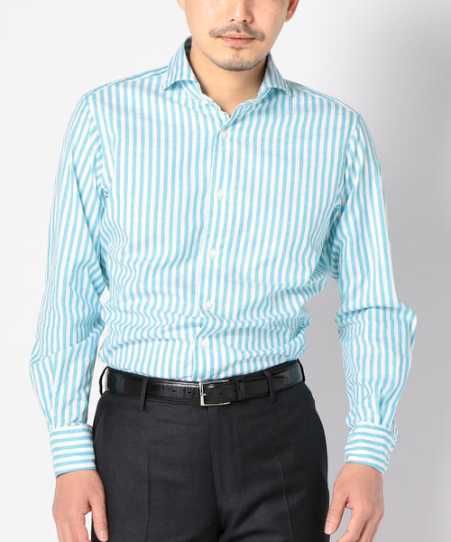 Ships シップス の Sd ウォッシュド パステルカラー ロンドンストライプ ホリゾンタルカラーシャツ シャツ ブラウス Wear