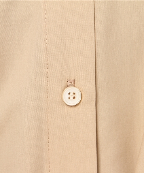 SHIPS for women(シップスフォーウィメン)の「タイプライターシャツワンピースbeige/navy(シャツワンピース・レディース・コバルトブルー/ベージュ/ベージュ系その他・36/38)」の15枚目の写真