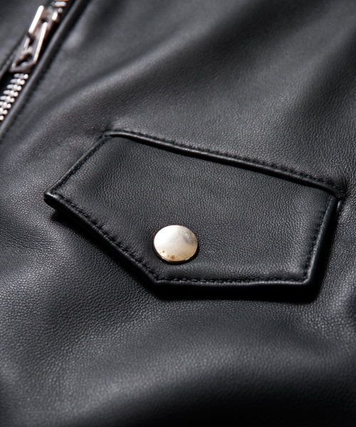 JACKROSE（ジャックローズ）の「UKラムレザー ダブルライダースTYPE-1