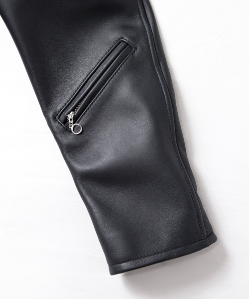 JACKROSE（ジャックローズ）の「UKラムレザー ダブルライダースTYPE-1