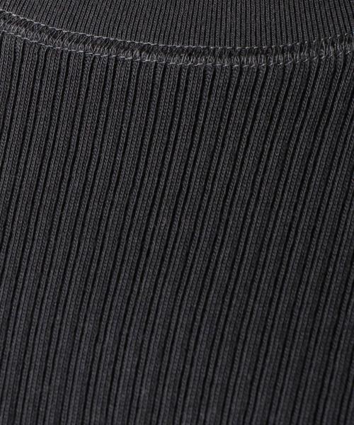 BEAUTY&YOUTH UNITED ARROWS（ビューティーアンドユースユナイテッドアローズ）の「BY ハリヌキリブ 9分袖プルオーバー ◆（Tシャツ/カットソー・レディース・ホワイト/ブラック/オリーブ・FREE）」の16枚目の写真