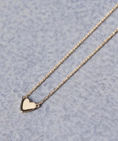 AHKAH ポワンハートパヴェ ネックレス AHKAH（アーカー） ポワンハートパヴェ・ダイヤモンドネックレス