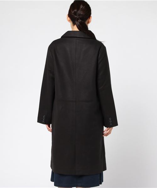 Honeys(ハニーズ)の「【キレイなシルエット】チェスターコート(チェスターコート・レディース・ブラック/ネイビー/サックスブルー/杢グレー/キャメル/ライトピンク/チャコール・L/M/LL)」の10枚目の写真