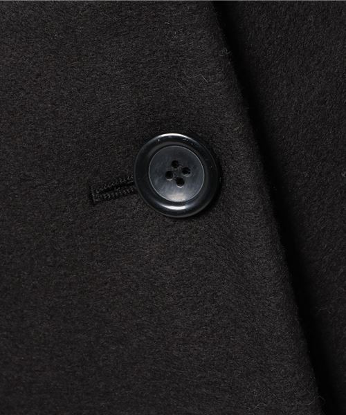 Honeys(ハニーズ)の「【キレイなシルエット】チェスターコート(チェスターコート・レディース・ブラック/ネイビー/サックスブルー/杢グレー/キャメル/ライトピンク/チャコール・L/M/LL)」の14枚目の写真