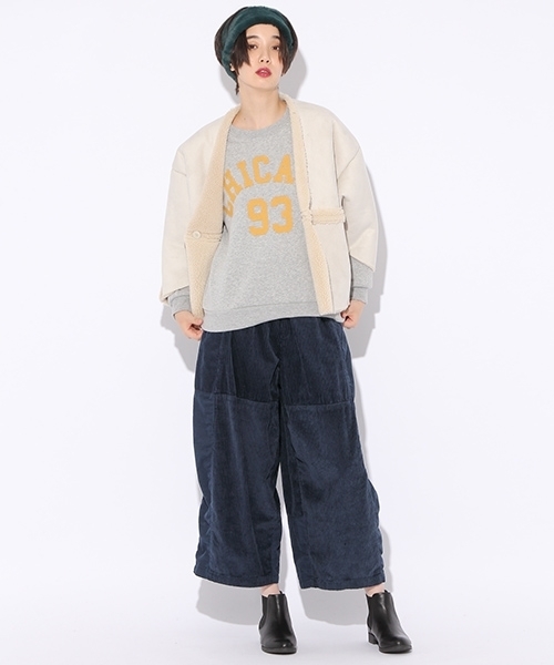 niko and...（ニコアンド）の「3種ハギハギコールパンツ【niko and ...】（その他パンツ・レディース・ライトグレー/ネイビー/グリーン/キャメル/ラベンダー・4/3）」の13枚目の写真