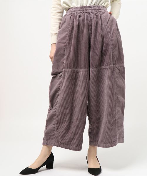 niko and...（ニコアンド）の「3種ハギハギコールパンツ【niko and ...】（その他パンツ・レディース・ライトグレー/ネイビー/グリーン/キャメル/ラベンダー・4/3）」の5枚目の写真