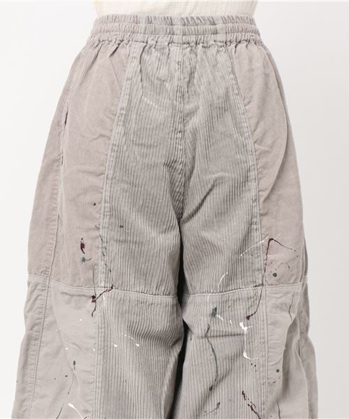 niko and...（ニコアンド）の「3種ハギハギコールパンツ【niko and ...】（その他パンツ・レディース・ライトグレー/ネイビー/グリーン/キャメル/ラベンダー・4/3）」の6枚目の写真