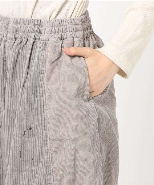 niko and...（ニコアンド）の「3種ハギハギコールパンツ【niko and ...】（その他パンツ・レディース・ライトグレー/ネイビー/グリーン/キャメル/ラベンダー・4/3）」の8枚目の写真