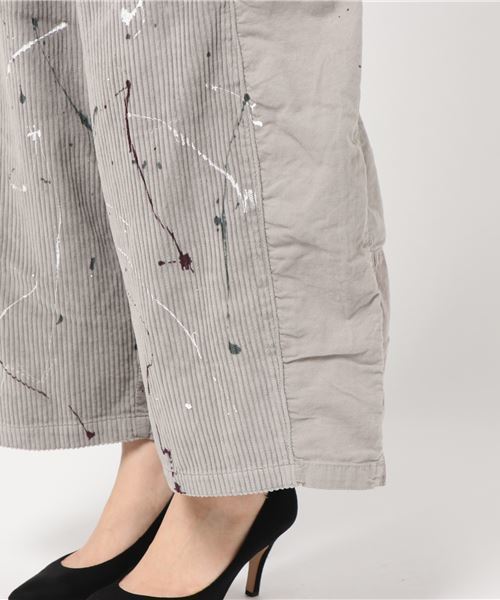 niko and...（ニコアンド）の「3種ハギハギコールパンツ【niko and ...】（その他パンツ・レディース・ライトグレー/ネイビー/グリーン/キャメル/ラベンダー・4/3）」の9枚目の写真