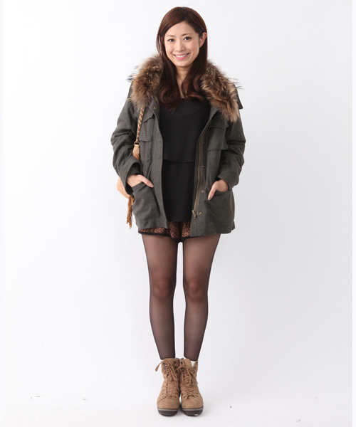 mystic（ミスティック）の「ウールM65（その他アウター・レディース・カーキ/ブラック/キャメル・ﾌﾘ-）」の11枚目の写真