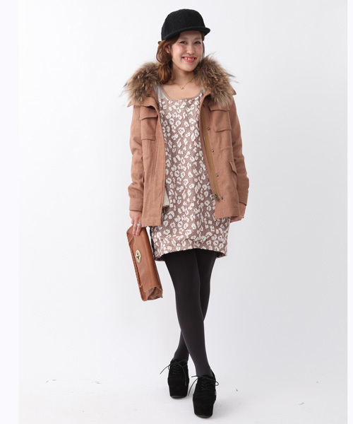 mystic（ミスティック）の「ウールM65（その他アウター・レディース・カーキ/ブラック/キャメル・ﾌﾘ-）」の13枚目の写真