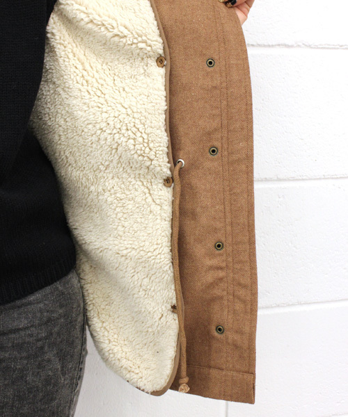 mystic（ミスティック）の「ウールM65（その他アウター・レディース・カーキ/ブラック/キャメル・ﾌﾘ-）」の6枚目の写真