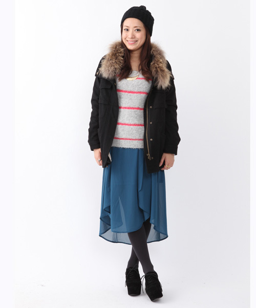 mystic（ミスティック）の「ウールM65（その他アウター・レディース・カーキ/ブラック/キャメル・ﾌﾘ-）」の18枚目の写真