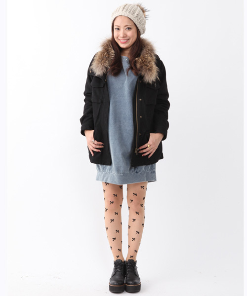 mystic（ミスティック）の「ウールM65（その他アウター・レディース・カーキ/ブラック/キャメル・ﾌﾘ-）」の16枚目の写真