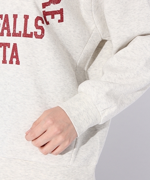 niko and...(ニコアンド)の「オリジナル裏起毛カーブロゴスウェット【niko and ...】(スウェット・レディース・ネイビー/ライトグレー/グレー・MEDIUM/LARGE)」の20枚目の写真