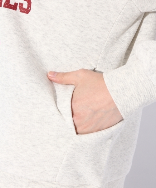 niko and（ニコアンド）の「オリジナル裏起毛カーブロゴスウェット