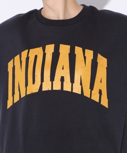 niko and（ニコアンド）の「オリジナル裏起毛カーブロゴスウェット