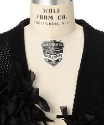 Drawer（ドゥロワー）の「Drawer リボン Vネック カーディガン