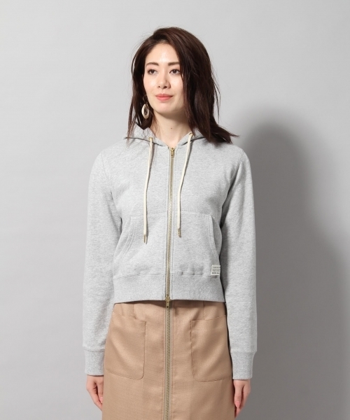 Andemiu（アンデミュウ）の「ウラケジップアップパーカー792793（パーカー・レディース・ネイビー/グリーン/杢グレー・FREE）」の9枚目の写真