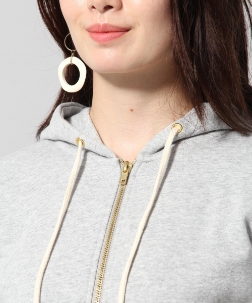 Andemiu（アンデミュウ）の「ウラケジップアップパーカー792793（パーカー・レディース・ネイビー/グリーン/杢グレー・FREE）」の12枚目の写真