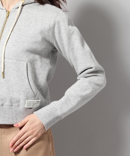 Andemiu（アンデミュウ）の「ウラケジップアップパーカー792793（パーカー・レディース・ネイビー/グリーン/杢グレー・FREE）」の13枚目の写真