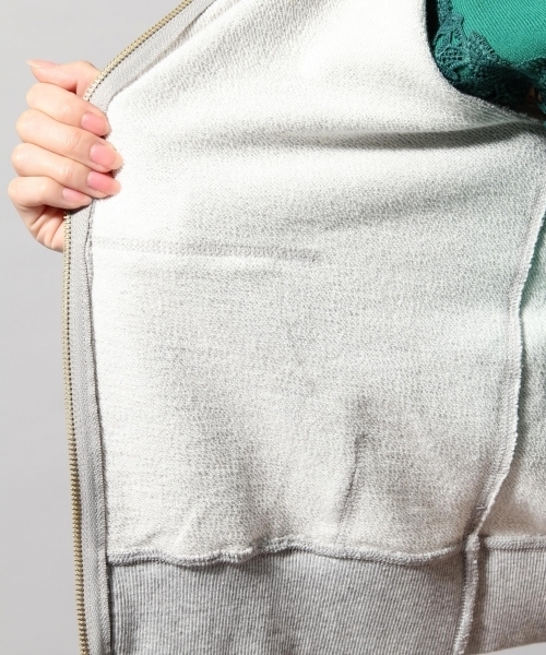 Andemiu（アンデミュウ）の「ウラケジップアップパーカー792793（パーカー・レディース・ネイビー/グリーン/杢グレー・FREE）」の18枚目の写真