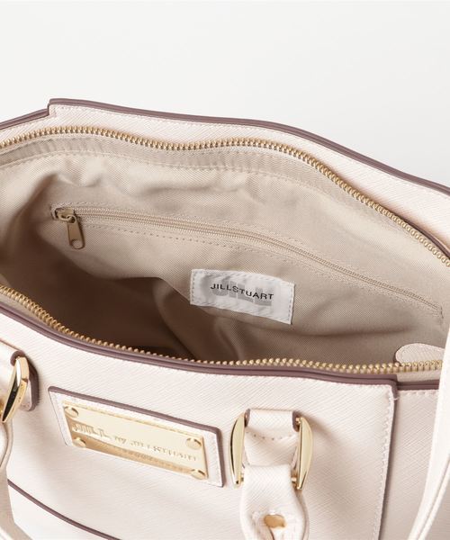 JILL by JILL STUART（ジルバイジルスチュアート）の「◇プレートミニ（トートバッグ・レディース・ホワイト/ラベンダー/オレンジ系その他・ﾌﾘ-）」の12枚目の写真