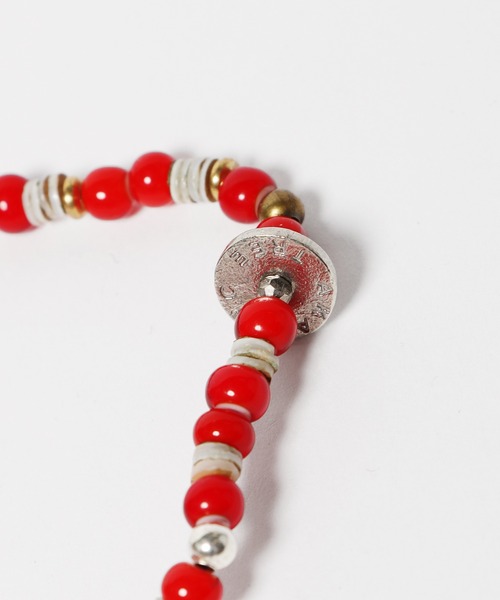 ROOPTOKYO(ループトウキョウ)の「AkashicTree / アカシックツリー MATURAL STONE(SHELL) BRACELET(ブレスレット・メンズ・レッド・FREE)」の7枚目の写真