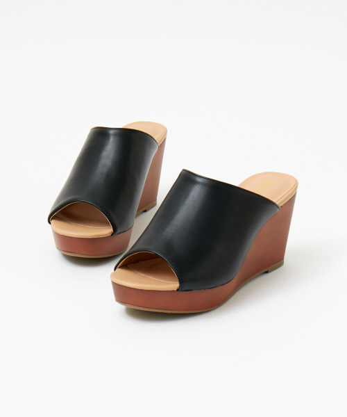 PICHE ABAHOUSE（ピシェ アバハウス）の「ミュール（サンダル・レディース・グレー/ベージュ/ブラック・LARGE/SMALL/MEDIUM）」の2枚目の写真