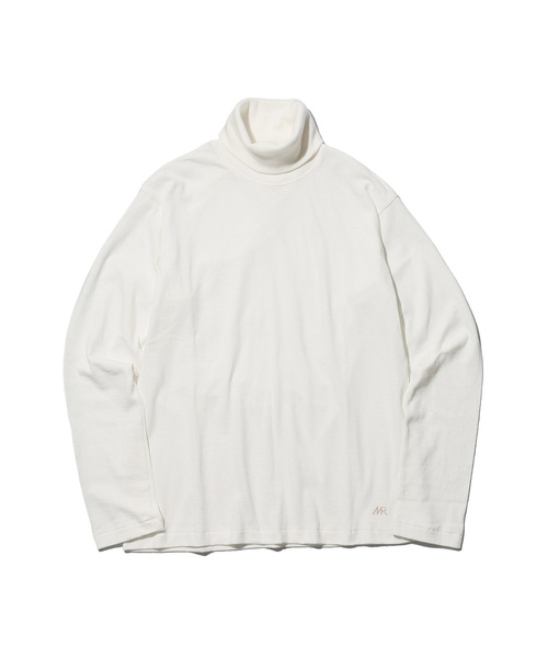 MR.OLIVE（ミスターオリーブ）の「BRAZILIAN COTTON PLAIN STITCH / ONE POINT TURTLE NECK CUT&SEWN（Tシャツ/カットソー・メンズ・ブラック/ネイビー/ブラウン/グレー/オフホワイト・SMALL/MEDIUM/LARGE/X-LARGE）」の6枚目の写真