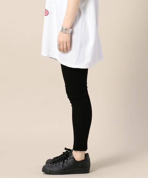 BEAUTY&YOUTH UNITED ARROWS（ビューティーアンドユースユナイテッドアローズ）の「BY ドライテレコスリットスパッツ o（レギンス/スパッツ・レディース・ブラック/ナチュラル/ライトグレー・FREE）」の15枚目の写真