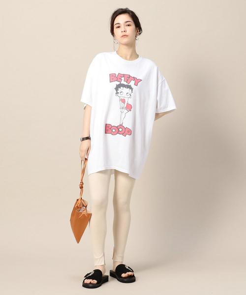 BEAUTY&YOUTH UNITED ARROWS（ビューティーアンドユースユナイテッドアローズ）の「BY ドライテレコスリットスパッツ o（レギンス/スパッツ・レディース・ブラック/ナチュラル/ライトグレー・FREE）」の5枚目の写真