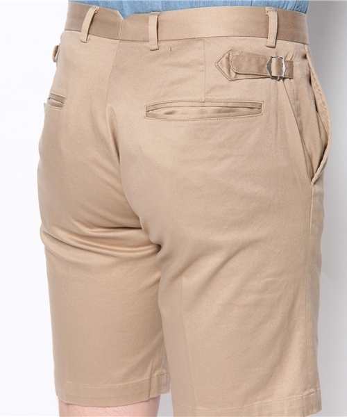 BEAUTY&YOUTH UNITED ARROWS(ビューティーアンドユースユナイテッドアローズ)の「BY ツイル アイビー ノープリーツ ショートパンツ (FDG)◆(チノパンツ・メンズ・ブラック/ベージュ/ネイビー・SMALL/MEDIUM/LARGE/X-LARGE)」の7枚目の写真