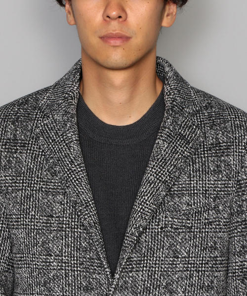 green label relaxing（グリーンレーベルリラクシング）の「CM★ニットフリース  チェスターコート ◆（チェスターコート・メンズ・ネイビー/グレー・XL/L/XXL/M/XS/S）」の17枚目の写真