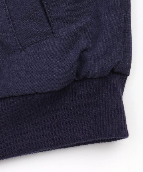 apres les cours(アプレレクール)の「肩シャーリングリボンジャケット(ノーカラージャケット・キッズ・ネイビー/カーキ・90/100/110/120/80/130/140)」の9枚目の写真