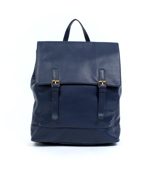 WEGO(ウィゴー)の「WEGO/ダブルベルトリュック(バックパック/リュック・レディース・ブラック/ネイビー/ワイン・FREE)」の1枚目の写真