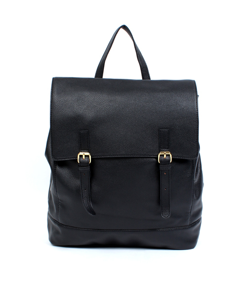 WEGO（ウィゴー）の「WEGO/ダブルベルトリュック（バックパック/リュック・レディース・ブラック/ネイビー/ワイン・FREE）」の2枚目の写真