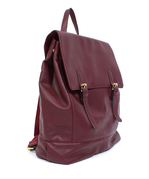 WEGO（ウィゴー）の「WEGO/ダブルベルトリュック（バックパック/リュック・レディース・ブラック/ネイビー/ワイン・FREE）」の5枚目の写真