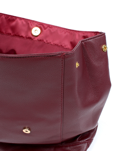 WEGO（ウィゴー）の「WEGO/ダブルベルトリュック（バックパック/リュック・レディース・ブラック/ネイビー/ワイン・FREE）」の9枚目の写真