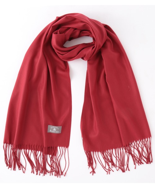 Jubilee Fabric（ジュビリーファブリック）の「大判ストール　スムースマテリアル（ストール/ショール・レディース・レッド/キャメル/ワイン/バーガンディー/ベージュ/マスタード/ピンク/ライトピンク/ホワイト/オフホワイト/アイボリー/ダークベージュ/チェリーピンク・FREE）」の13枚目の写真