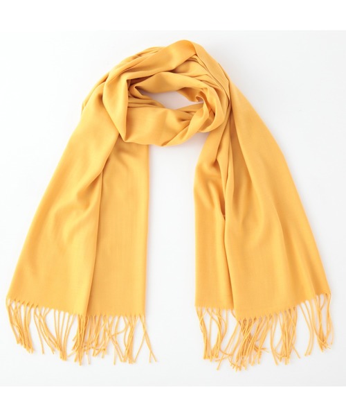 Jubilee Fabric（ジュビリーファブリック）の「大判ストール　スムースマテリアル（ストール/ショール・レディース・レッド/キャメル/ワイン/バーガンディー/ベージュ/マスタード/ピンク/ライトピンク/ホワイト/オフホワイト/アイボリー/ダークベージュ/チェリーピンク・FREE）」の7枚目の写真